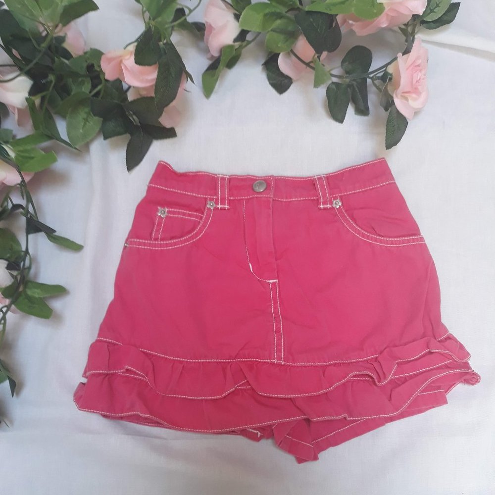 Gymboree Pink Shorts with Ruffle Hem, Medium